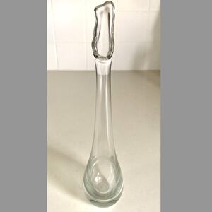 Clear Swung Bud Vase